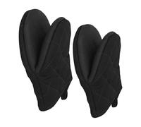 Guantes térmicos antideslizantes con gancho para colgar, prácticos materiales de neopreno para ollas calientes, sartenes y utensilios de cocina, guantes de barbacoa para asar