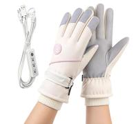 Guantes Térmicos de Invierno Calentador de Manos USB Impermeable | Guantes Térmicos para Mujer en Clima Frío Exterior Ciclismo Senderismo Pesca Hogar