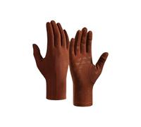Guantes térmicos genéricos para todas las estaciones, a prueba de viento, aislante y térmico, para esquí, ciclismo, senderismo, actividades deportivas al aire libre e invierno diario. (Brick Red,XL)