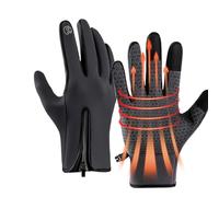 Guantes térmicos impermeables | Guantes gruesos con pantalla táctil - Mittens de exterior reforzados | para ciclismo, esquí, motocicleta, senderismo, camping, desplazamiento diario al aire libre