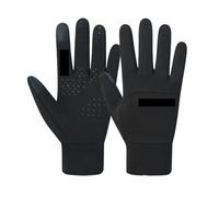 Guantes Termicos Mujer Guantes de fútbol impermeables, agarre térmico, jugador de ciclismo, campo de bicicleta, deportes de bicicleta, deportes al aire libre, Guantes de Moto(SMT001C-black,XL)