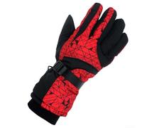 Guantes térmicos para hombre para uso en invierno al aire libre, compatibles con teléfonos inteligentes, construcción impermeable con correa de muñeca ajustable para mayor estabilidad (A)