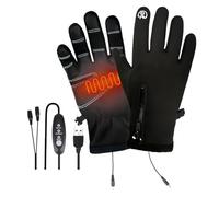 Guantes térmicos para Mujer, 3 Niveles, Pantalla táctil, Recargables, USB, Guantes de Trabajo con calefacción, para Ciclismo, Motociclismo, jardinería, Pala, Nieve, Hielo, Camping, Senderismo