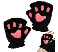 Guantes térmicos para mujer, calentador de manos sin dedos, guantes de calefacción para mujer, para deportes de invierno, ciclismo, esquí, computadora, montañismo