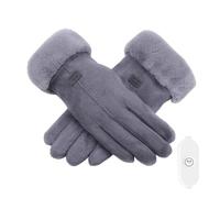 Guantes Térmicos Para Mujeres, Guantes De Moto Térmicos Guates Para Mensajes De Texto Con Calentamiento Rápido Guates Térmcos USB Recargables Y Mitones Eléctricos Cálidos Viajes En Clima Frío Para