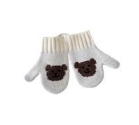 Guantes térmicos suaves para niños de 2 a 5 años, diseño de correa ajustable, guantes de invierno aislados, guantes esenciales para niños con diseño a prueba de pérdidas