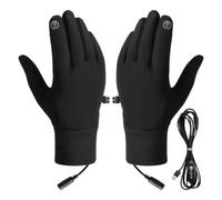 Guantes térmicos USB, guantes de calefacción eléctrica, guantes de invierno | 3 ajustes de calor, diseño térmico impermeable, guantes deportivos al aire libre, para hombres y mujeres, ciclismo, esquí