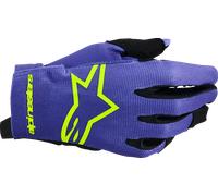 Guantes MX Alpinestars Radar Niño Púrpura/AmarilloS Púrpura,Amarillo