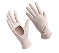 Guantes UV para Conducción, Guantes Conducción Protección Solar para Ciclismo, Tejido Fresco Táctil Cobertura Mano Completa Refrescante Accesorio Ciclismo para Correr Montar Bicicleta Senderismo