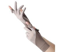 Guantes UV - UPF 50+ protectores antideslizantes delgados sin dedos | Guantes de conducción con protección solar para pantalla táctil, para viajes, golf, pesca, correr, kayak, senderismo