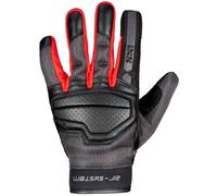 guantes verano ixs classic evo air - negro / gris / rojo XL