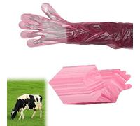 Guantes Veterinarios, Guantes de Inseminación Desechables, Plástico Guante de Inseminación, 90cm Guantes Desechables, Guantes Impermeables TransparentesDesechables, 30pcs Guante Desechable Veterinario
