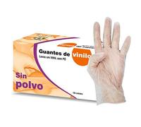 Guantes vinilio sin polvo M 7-8
