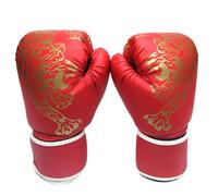 Guanti Da Boxe - Guanti Thai | Guantis Da Allenamento Professionali Per Adulti | Guantis Boxe In Pelle PU Stampati Tigre, Guantiss Combattimento Thai Per Uomini E Donne