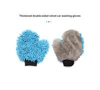 Guanti per lavaggio auto, spazzola di pulizia spessa a doppia faccia, guanto per lavaggio veicoli in