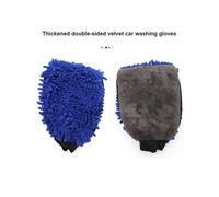 Guanti per lavaggio auto, spazzola di pulizia spessa a doppia faccia, guanto per lavaggio veicoli in