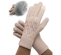 Guanti Termici Hombre Mujer - Guanti donna invernali,Guantes Cálidos con Pantalla Táctil con Forro Suave,Guantes de Invierno Deportes al Aire Libre.