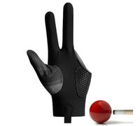 Guanto Da Biliardo Guanti Da Biliardo per Tiro Con Dita Aperte | Spandex Poliestere Guanti Traspiranti Asciugatura Rapida | Taglia Universale per Carambola | Mano Sinistra Destra Profes
