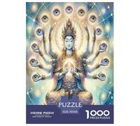Guanyin de Mil Manos Puzzle Imposible,desafío para Adultos Juego EduGatoivo 1000 Piezas Obra De Arte De Juego De para Adultos Y Niños A Partir De 12 Años 70x50cm/1000pcs