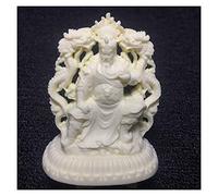 Guanyin Guanyin, Dios de la Riqueza Estatua de Buda Tallada, Escultura de Arte Moderno, Decoración del Hogar, Decoración de Feng Shui para Automóviles, Figuras de Regalo Estatua de Buda (Co