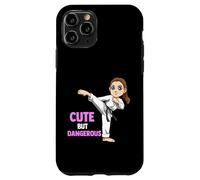 Guapa Pero peligrosa luchadora de kárate Carcasa para iPhone 11 Pro