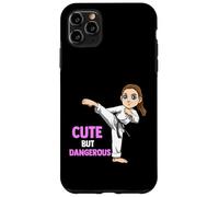 Guapa Pero peligrosa luchadora de kárate Carcasa para iPhone 11 Pro MAX