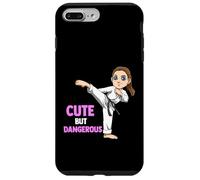 Guapa Pero peligrosa luchadora de kárate Carcasa para iPhone 7 Plus/8 Plus