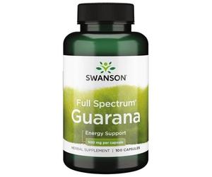 Guaraná de espectro completo, 500 mg - 100 cáps.