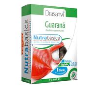 Drasanvi Nutrabasics Guaraná – Vitalidad física y mental, vegano, sin gluten, 30 cápsulas vegetales