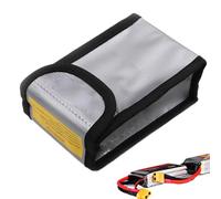 Guard Battery Pouch - 8 Inch Heat Resistant Fiberglass Safety Box, Portable Fire Retardant Charging Bag for E-Bike Batteries, Heavy Duty Storage Guard for Workshop Garage Travel