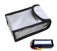 Guard Battery Pouch - 8 Inch Heat Resistant Fiberglass Safety Box, Portable Fire Retardant Charging Bag for E-Bike Batteries, Heavy Duty Storage Guard for Workshop Garage Travel