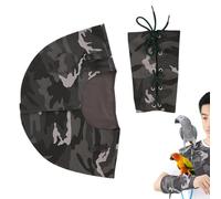 Guard - Denim 50x32cm, Anti-Scratch Shawl, Durable Wristband Design | Reusable Comfortable, Shoulder Wrap, Pet Training For Parakeets Cockatiels Conures Lovebirds Finches Macaw