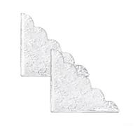 Guarda Esquinas Bañera 22cm Anti Salpicaduras | Cobertura amplia 22x19cm, material acrílico para durable, ondulado, para duchas y bañeras