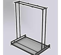 Guarda EsquíS Skateboard Portaesquís para 1, 2, 3, 4, 5, 6, 8, 9 y 10 Pares, Ideal para Organizar Esquís, para Garaje, Sótano o Cobertizo, y para Transportar Longboards de Pie.(Holds 6 pcs (3 Pair))