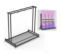 Guarda Esquis Soporte de Suelo para Tablas de Snowboard, Soporte Independiente y Móvil para Esquís para Garajes y Talleres Interiores, Portaesquís para Tablas de Snowboard(Width 124cm (48 7/8"))