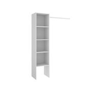 Guarda-roupa grande com efeito de madeira