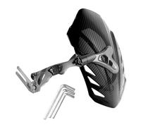 Guarda Salpicaduras Motocicleta Guardabarros para rueda trasera apto para N1S U+b Msx Sniper150 protección contra salpicaduras aleación de aluminio Guardabarros Protector Para(White white)