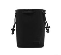 Guarda tu cámara de forma segura en esta elegante mochila impermeable con cordón para viajes (M negro)