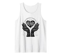 Guarda tu corazón Manos Celestiales Cósmicas Bruja Mágica Camiseta sin Mangas