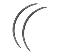 Guardabarros 73cm 29 "Rueda Ceja Arco Bengalas Cubierta Embellecedor Labio Universal Coche Aletines Guardabarros Coche(2PCS Carbon Fiber)