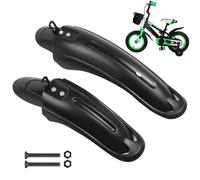 Guardabarros Bicicleta 1 Par Delantero y Trasero Universal Negro