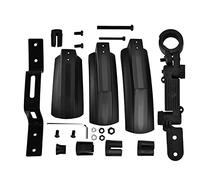 Guardabarros Bicicleta Delantero y Trasero, Kit Completo de Plástico PP, Instalación Rápida y Universal para Tubos de 28.6-34.9 mm - Protección Contra Salpicaduras, Fácil Monta