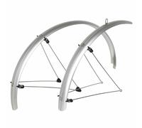 Guardabarros city-vtc Stronglight Tour de 54 mm de ancho en plata (par) con fija