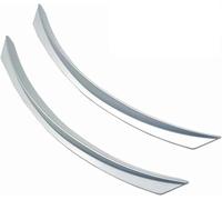 Guardabarros coche 2 piezas de ceja rueda universal para guardabarros, tira anticolisión, accesorios para coche, para arco, decoración lateral para(Gray)