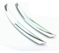 Guardabarros coche 2 piezas de ceja rueda universal para guardabarros, tira anticolisión, accesorios para coche, para arco, decoración lateral para(Plating)