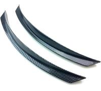Guardabarros coche 2 piezas de ceja rueda universal para guardabarros, tira anticolisión, accesorios para coche, para arco, decoración lateral para(Carbon Pattern)