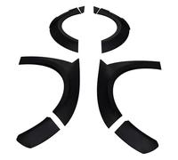 Guardabarros Coche Para Ford Para Focus 2012-2018 ABS Negro Brillante Guardabarros Anchos Arco Ala Protector Cejas Rueda Delantera Y Trasera Juego Molduras(2012-2015 RS)