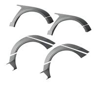 Guardabarros Coche Para Ford Para Mondeo 2013-2018 Guardabarros Carrocería Ancha Arco Ala Protector Borde Rueda Moldura FRP Kit 10 Piezas Accesorios