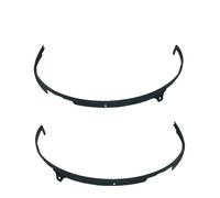 Guardabarros Coche Para Ford Para Mustang S650 Para Dark Para Horse GT Para Ecoboost 2024 2025 Guardabarros Delantero Tipo Ceja Con Aspecto Carbono(Matte Black)