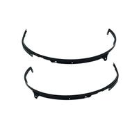 Guardabarros Coche Para Ford Para Mustang S650 Para Dark Para Horse GT Para Ecoboost 2024 2025 Moldura Arco Ceja Rueda Delantera Guardabarros(Glossy Black)